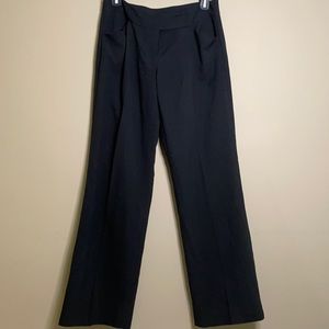 Black striped slacks